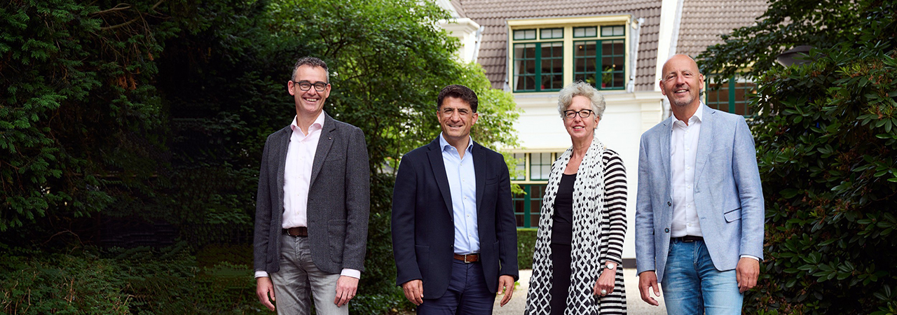 Groepsfoto van financieel planners 